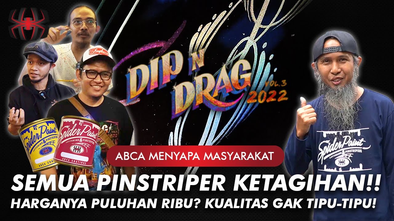 SAH RILIS! CAT PINSTRIPE BY ABCA COATING REKOMENDID PARA PINSTRIPER – Dip & Drag 2022