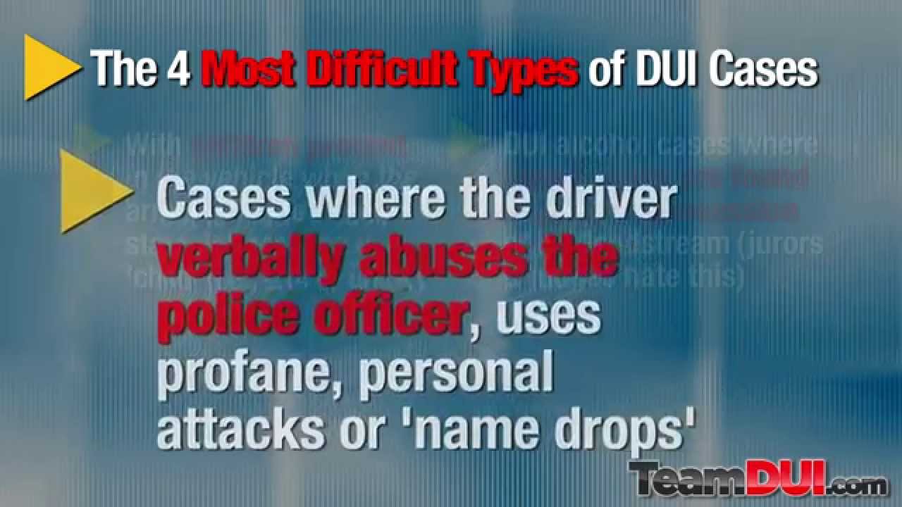 Top 4 Most Difficult DUI Cases | DUI With Child In Car | DUI Resisting Arrest