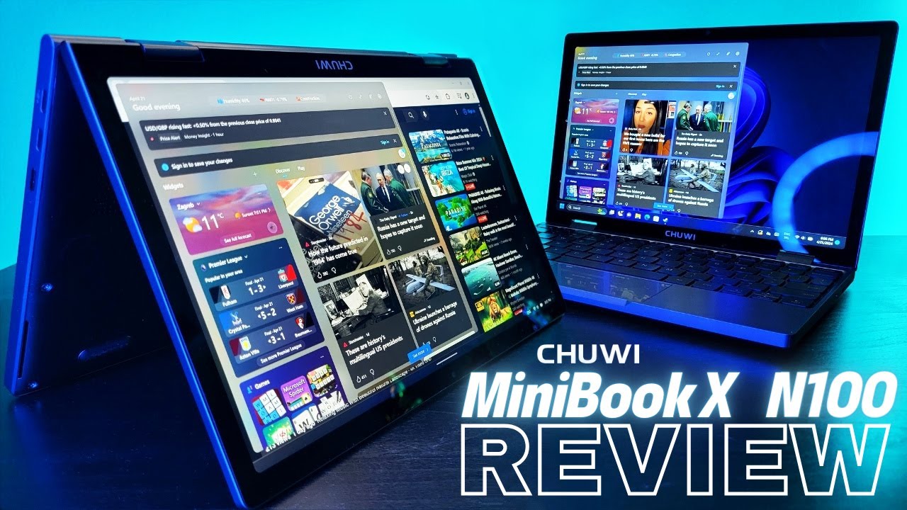 CHUWI MiniBook X N100 REVIEW: The most affordable 2-in-1 Yoga mode Laptop!