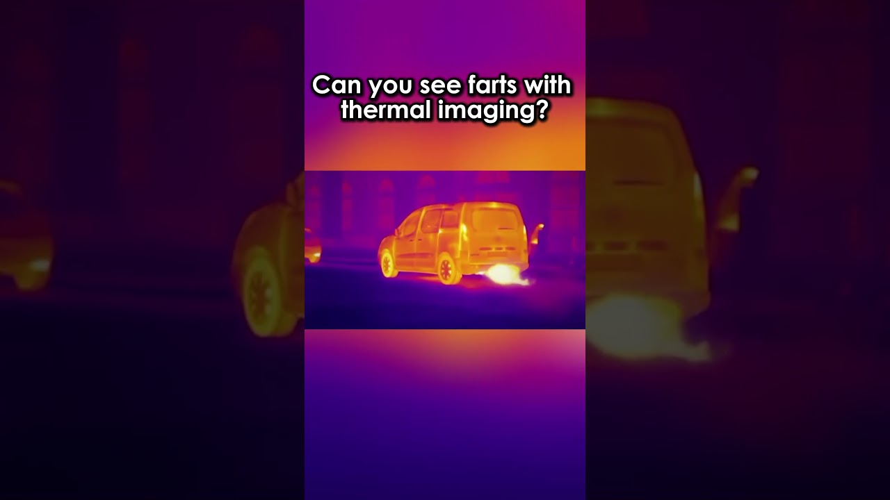 Can you see farts with thermal imaging? #infrared #funny  #viral  #fyp  #trending