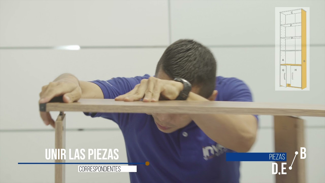 Inval Video de Armado BIBLIOTECA 2 PUERTAS -B2P 8705  - Español