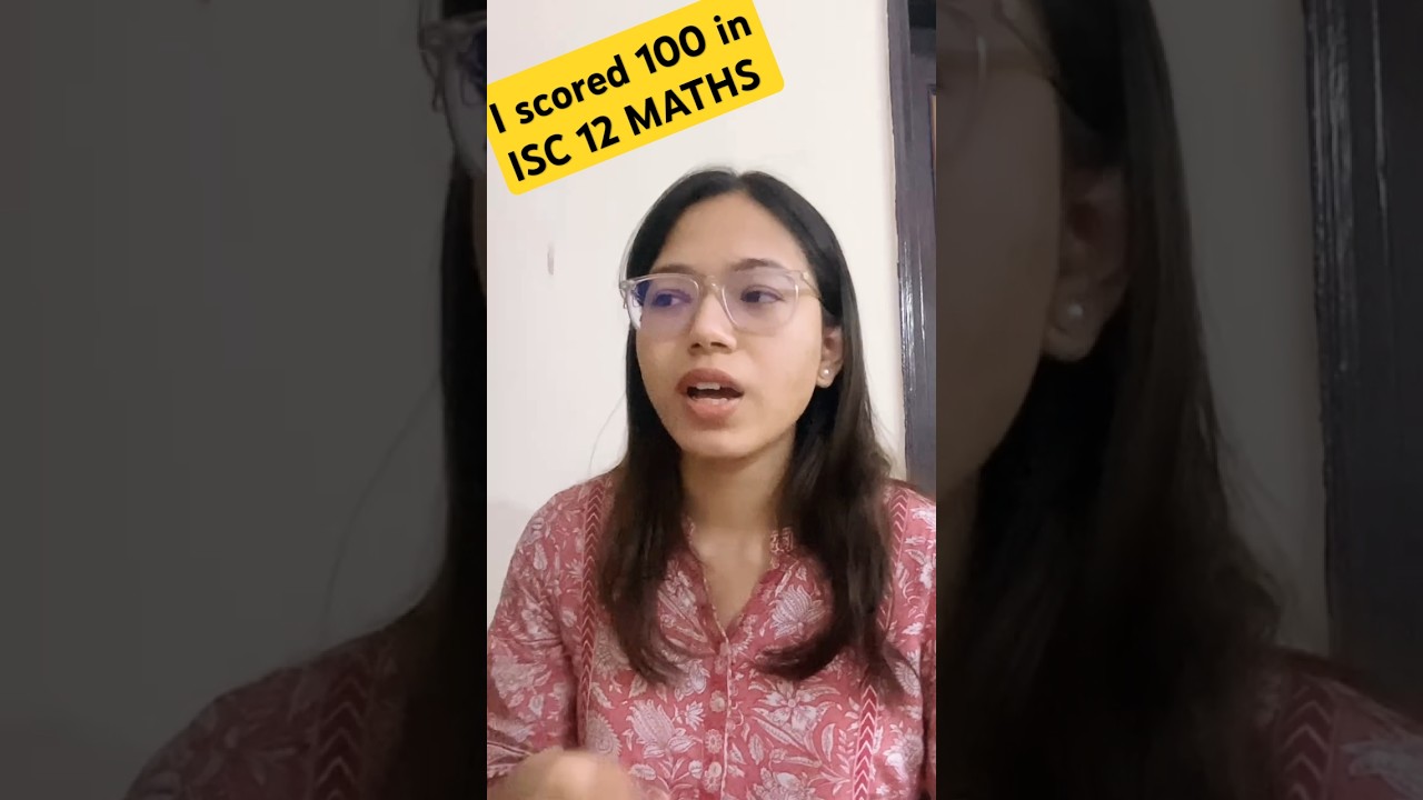 Do this to score 100 in Maths🔥| Strategy for ISC 12 #isc #maths #boards