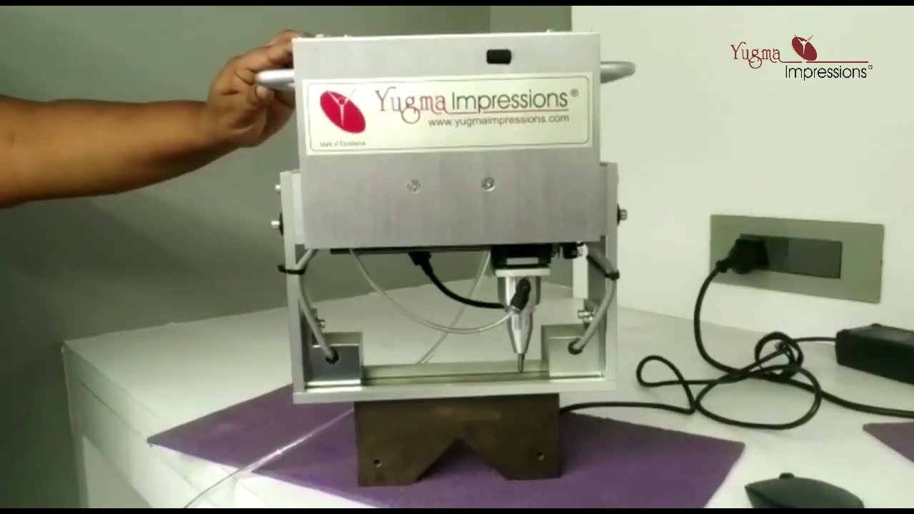 Portable Dot Peen Marking Machine with Inbuilt Touch Screen