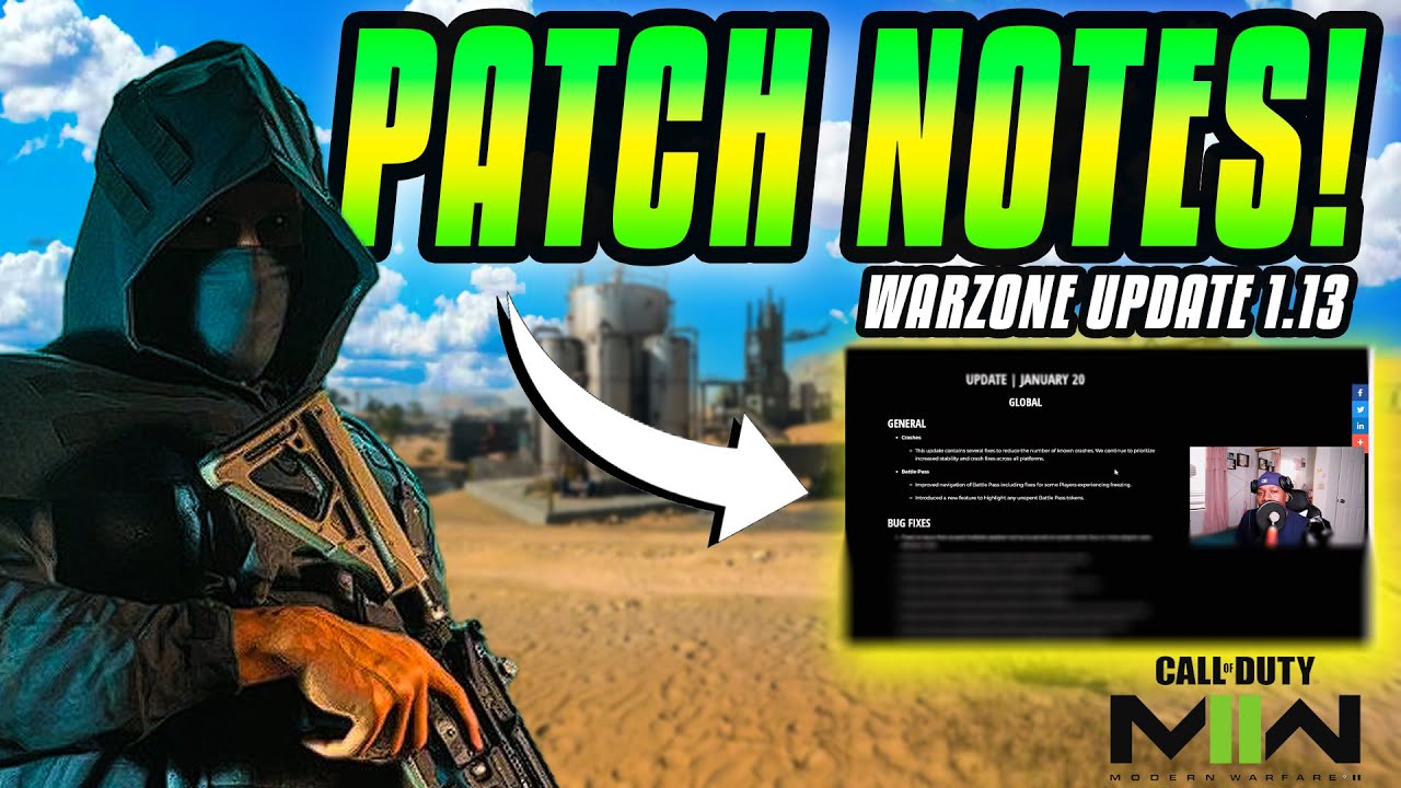 Modern Warfare 2 FULL PATCH NOTES! Warzone 2 1.13 Update Today!
