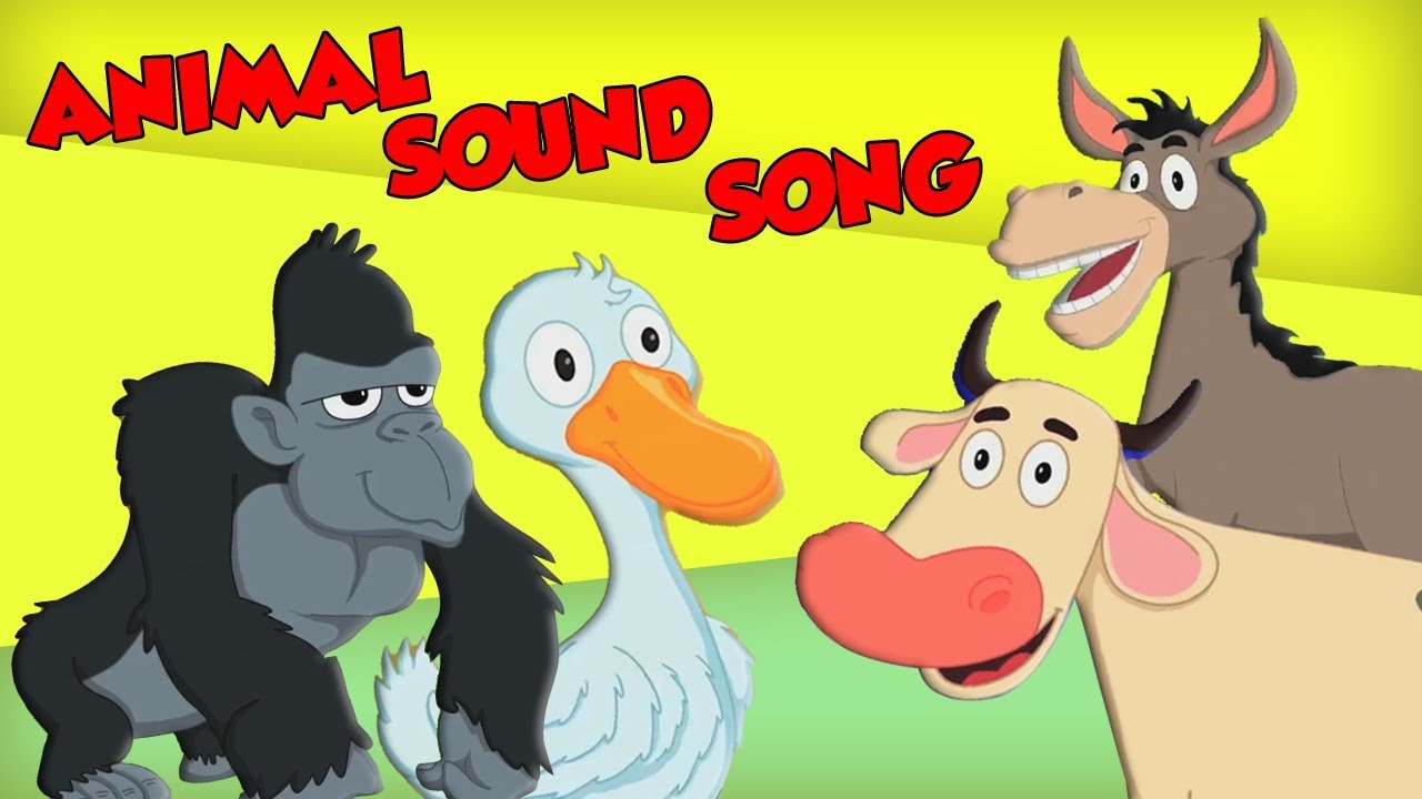Canção de som animal | Rimas infantis | Canções de bebê | Animal Sound Song