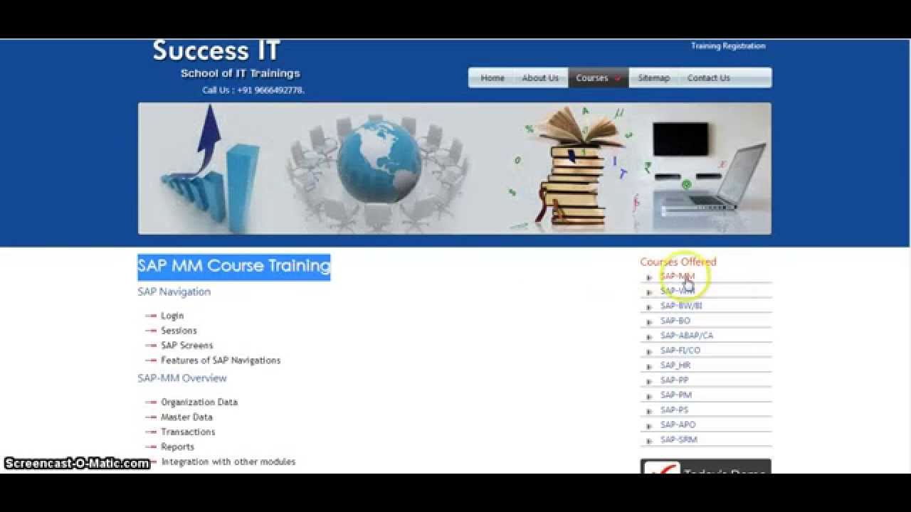 Success IT - SAP Online Training Institute in Hyderabad