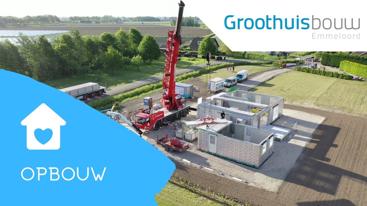 #4 Opbouw, verdiepingsvloer, DAKpannen leggen en METSELEN - Groothuisbouw op 8a - 📍 Hoeksche Waard