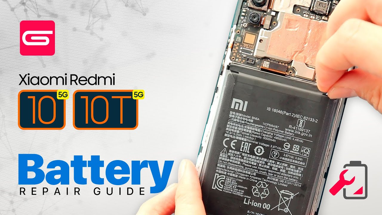 Замена аккумулятора BN5A для Xiaomi Redmi Note 10 5G | Note 10T 5G | Poco M3 Pro 5G