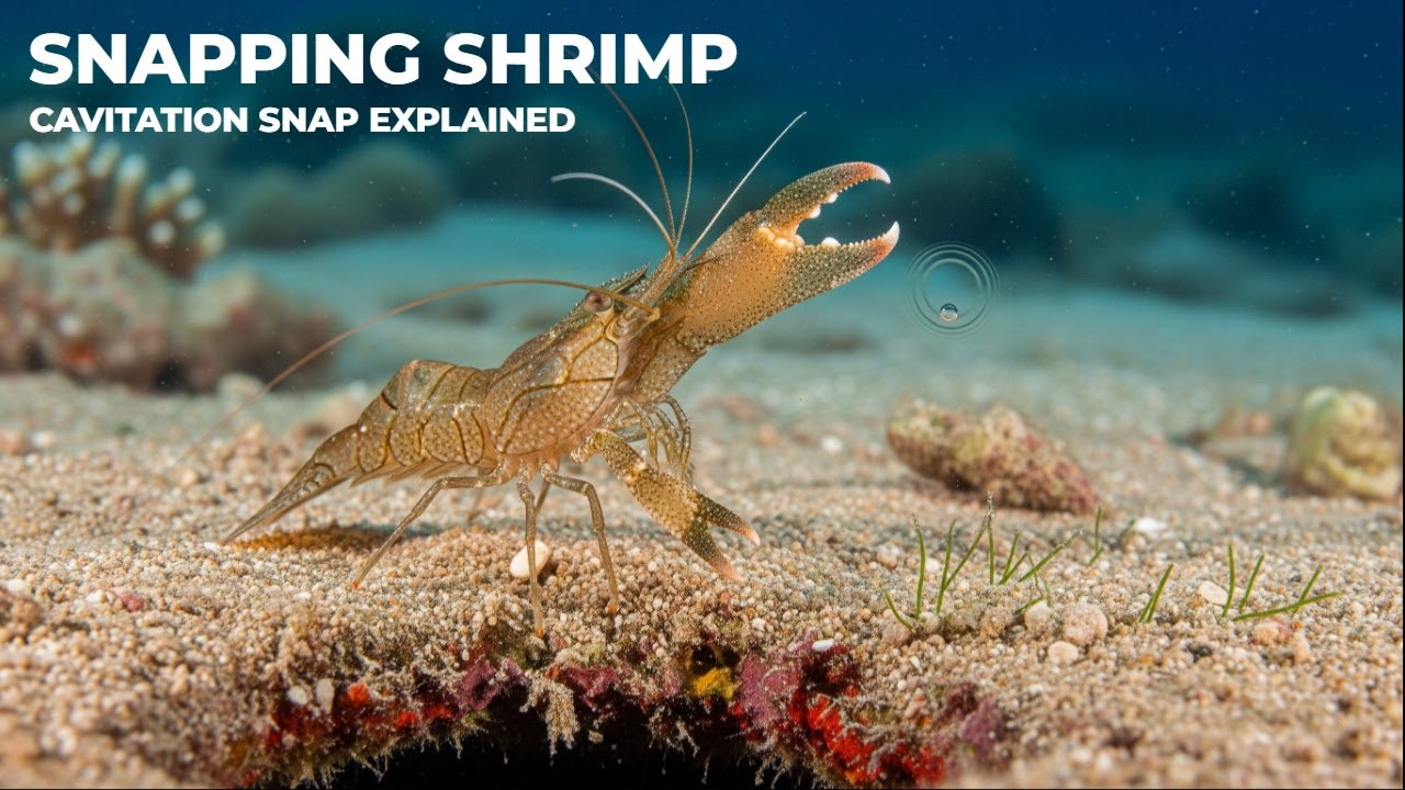 This Tiny Shrimp's Sonic Weapon Stuns Fish Instantly