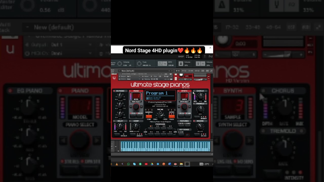 Nord Stage 4 Kontakt library sounds great🌟💯