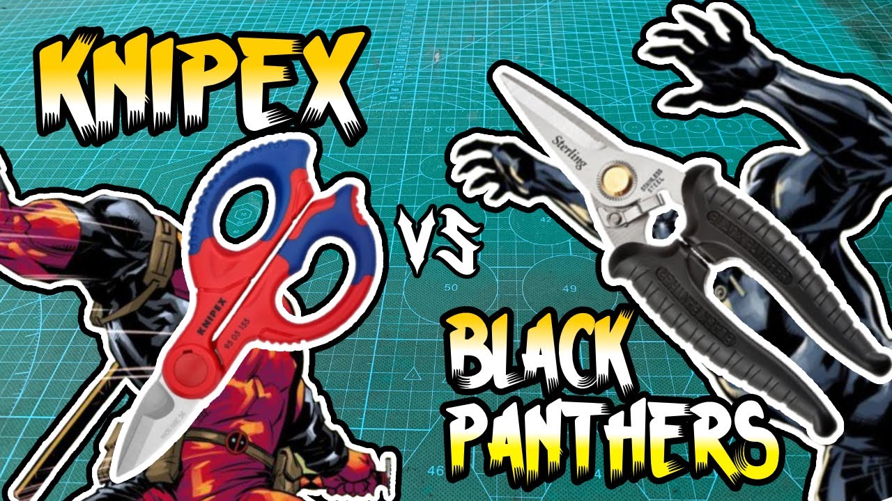 Knipex Vs Black Panthers In the electrician Scissor Showdown