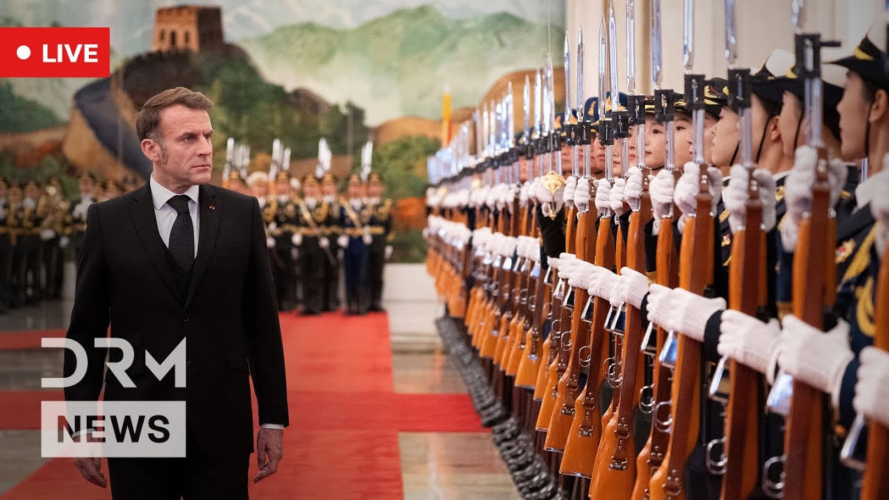 LIVE: French President Emmanuel Macron Arrives in Chengdu, China | AC1G