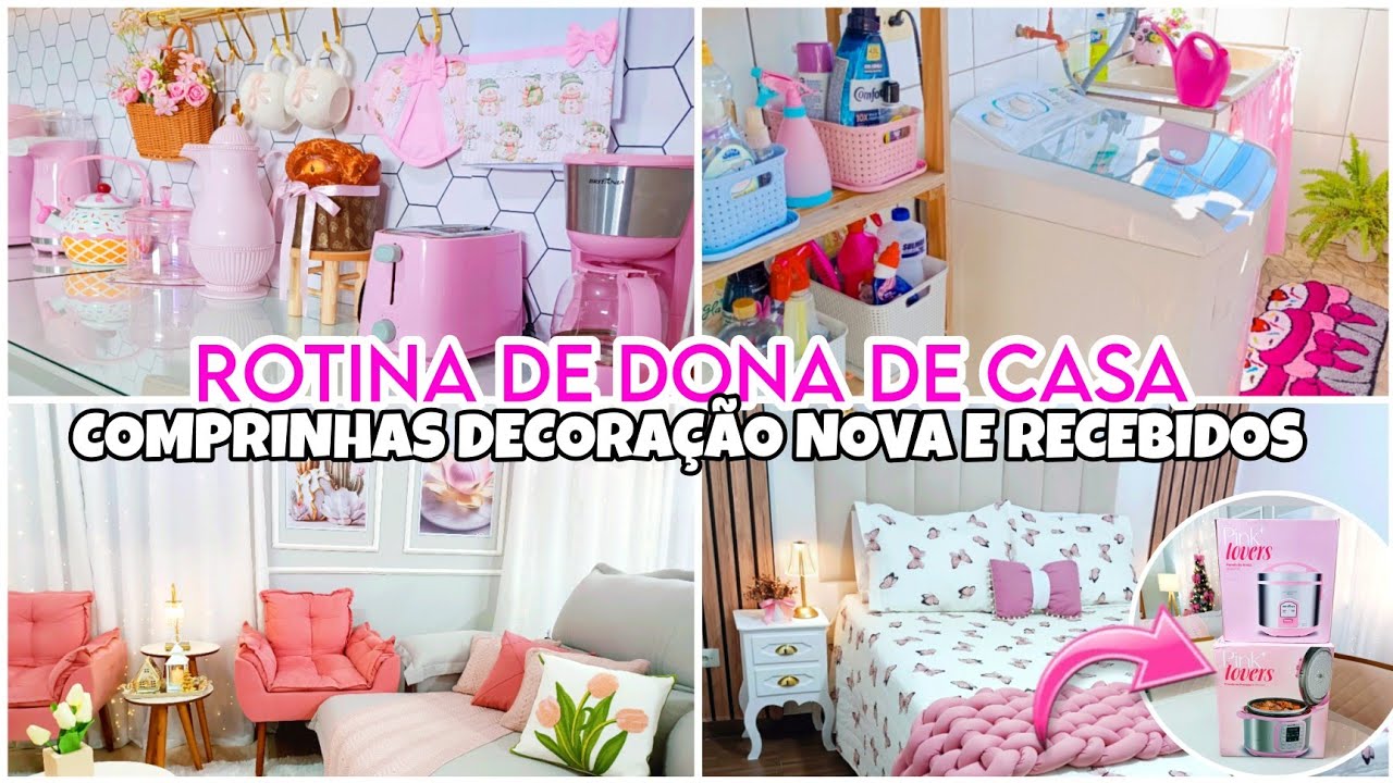 ROTINA DE DONA DE CASA 🏡 LIMPEZA DECORAÇÃO 🩷 COMPRINHAS PRO LAR PANELA DE PRESSÃO BRITANIA SHOPEE