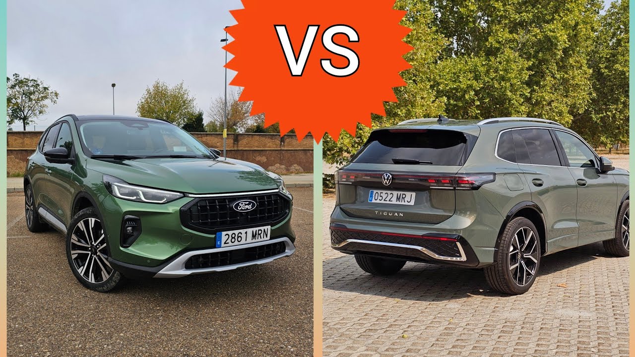 🚗 ¿VOLKSWAGEN TIGUAN o FORD KUGA? ✅ COMPARO y te digo CUÁL es MEJOR 💥
