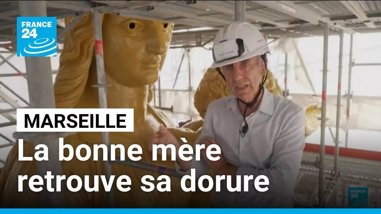 À Marseille, la bonne mère retrouve sa dorure • FRANCE 24