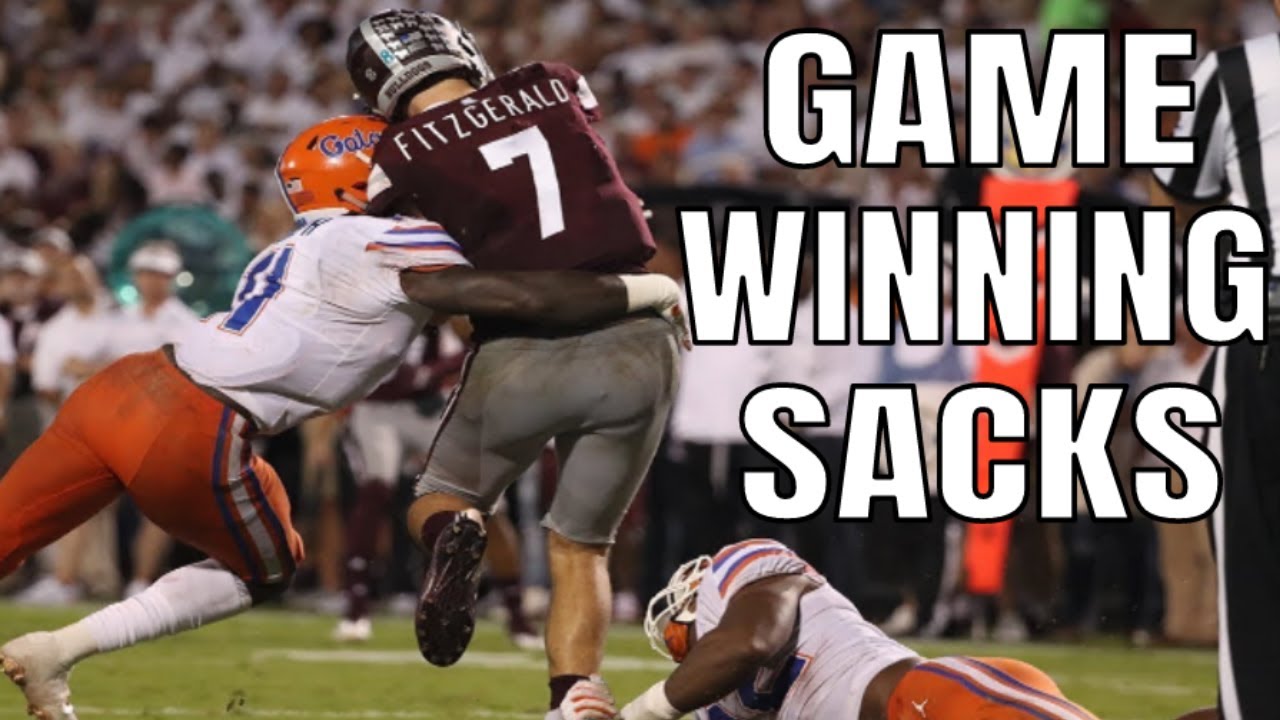 College Football Game Winning Sacks | Part 1