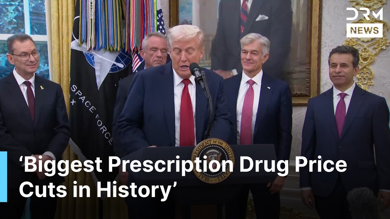 Trump, RFK Jr., Dr. Oz & Pfizer CEO Announce Historic Drug Price Cuts From White House | AC1G