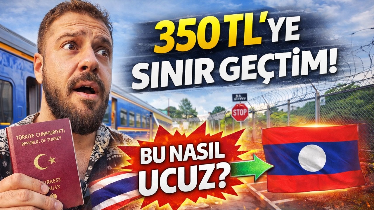 350 TL'YE BAŞKA BİR ÜLKEYE GEÇTİM! I Tayland → Laos Tren Yolculuğu 🇹🇭 🇱🇦