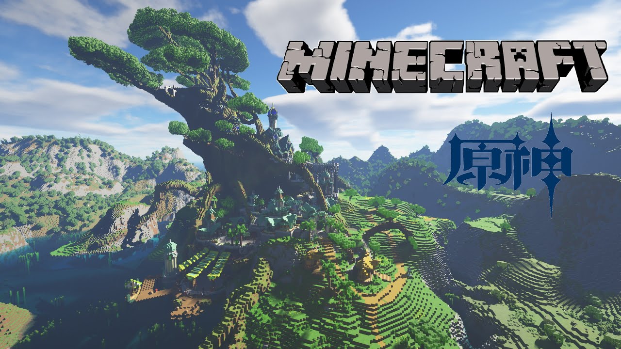 Genshin x Minecraft：Sumeru city