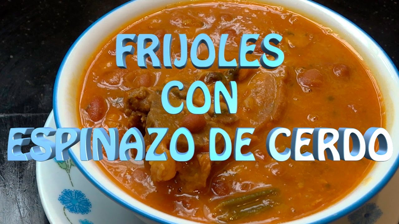 COMO PREPARAR  Frijoles con Espinazo de Cerdo #recetasyicaos #recetas #cocina #comida #Food #recipe