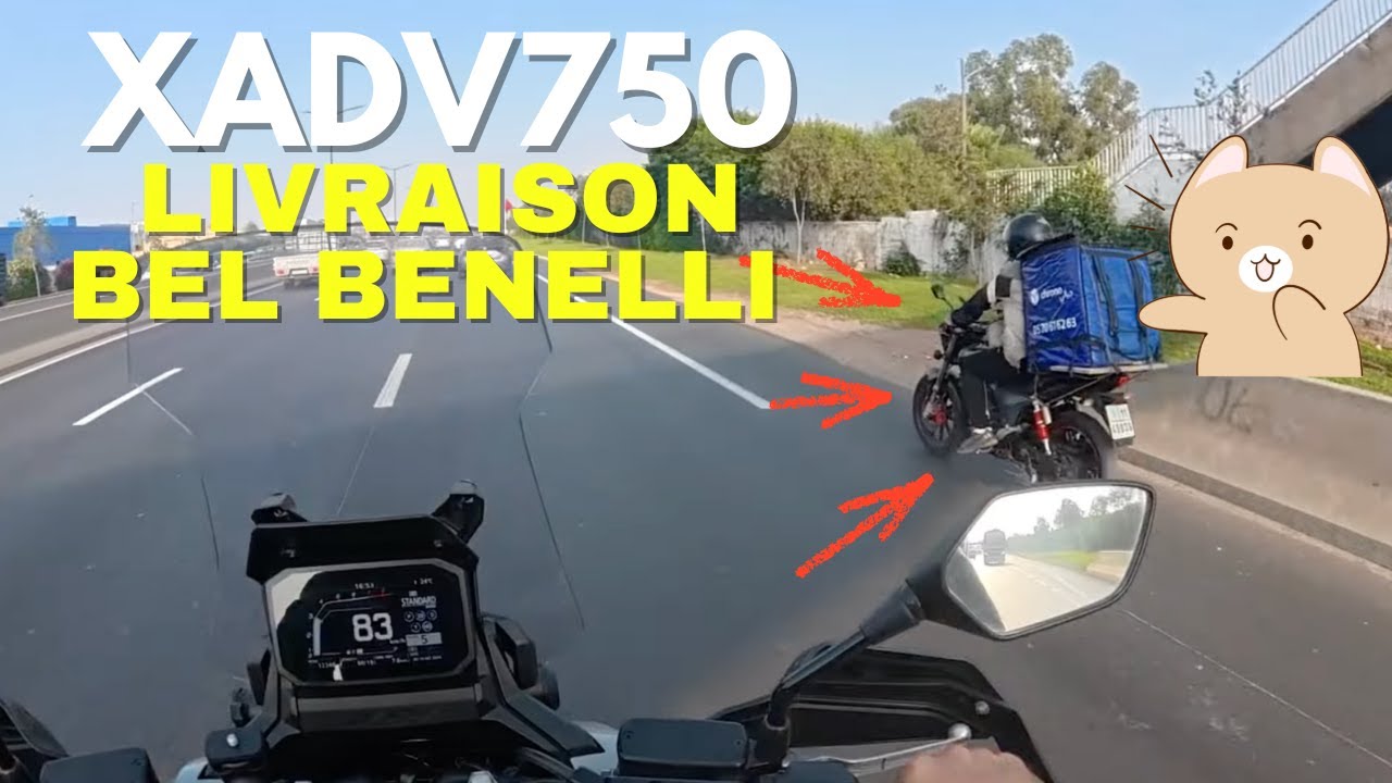 غادي نتعشى ونمشي للـ UFC 🥋 والطريق زوينة بزاف!  😍🔥 HONDA XADV 750 AND BENELLI LIVRAISON WOW