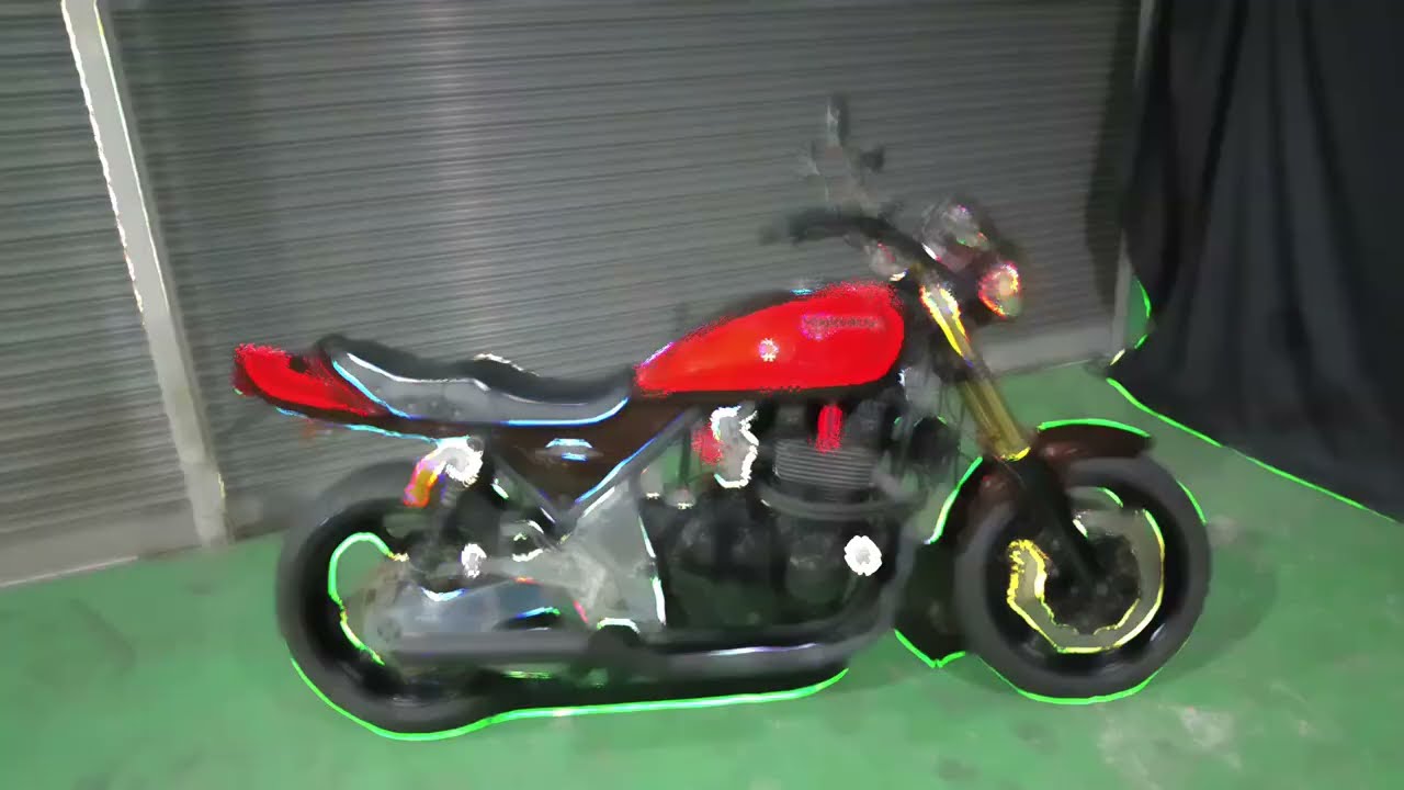 ヤフオク出品中 中古車 カワサキ ゼファー1100 ZEPHYR1100 ショート管マフラー エンジン音 108602