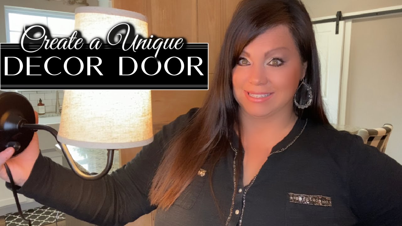 Create a UNIQUE Decor Door | Spring Decorating | Decorate With Me!