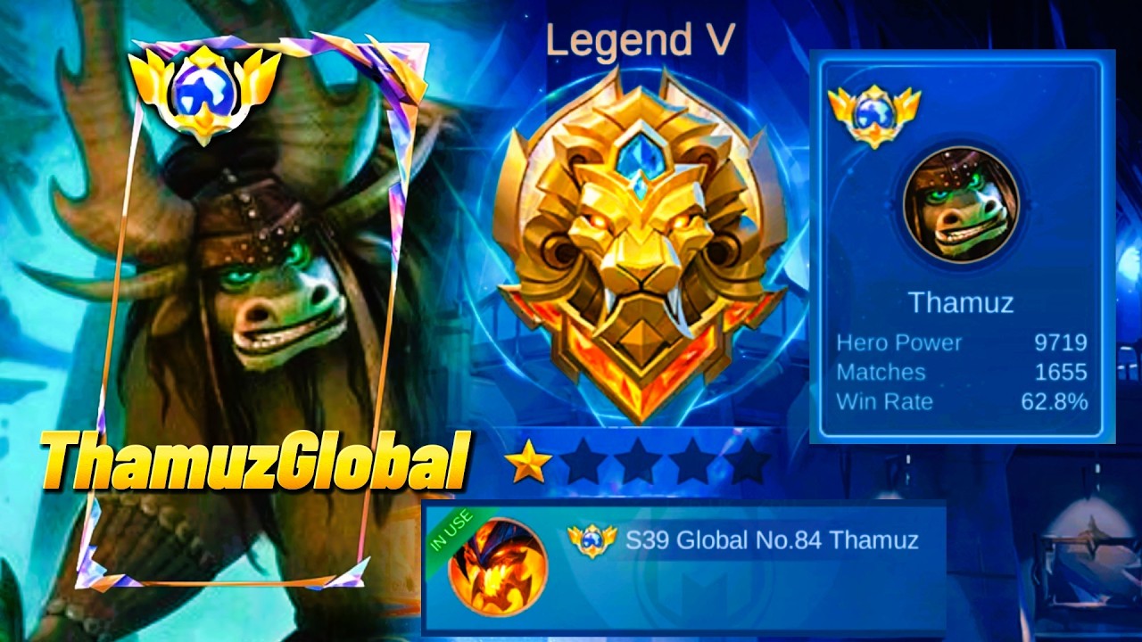 The Legend is here! I got it Top Global Thamuz 🔥