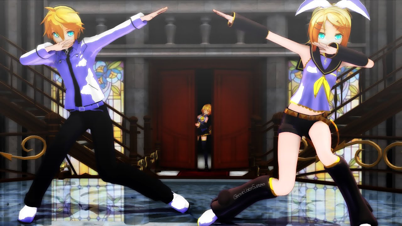 【MMD】サイバーサンダーサイダー【鏡音レン・鏡音リン】