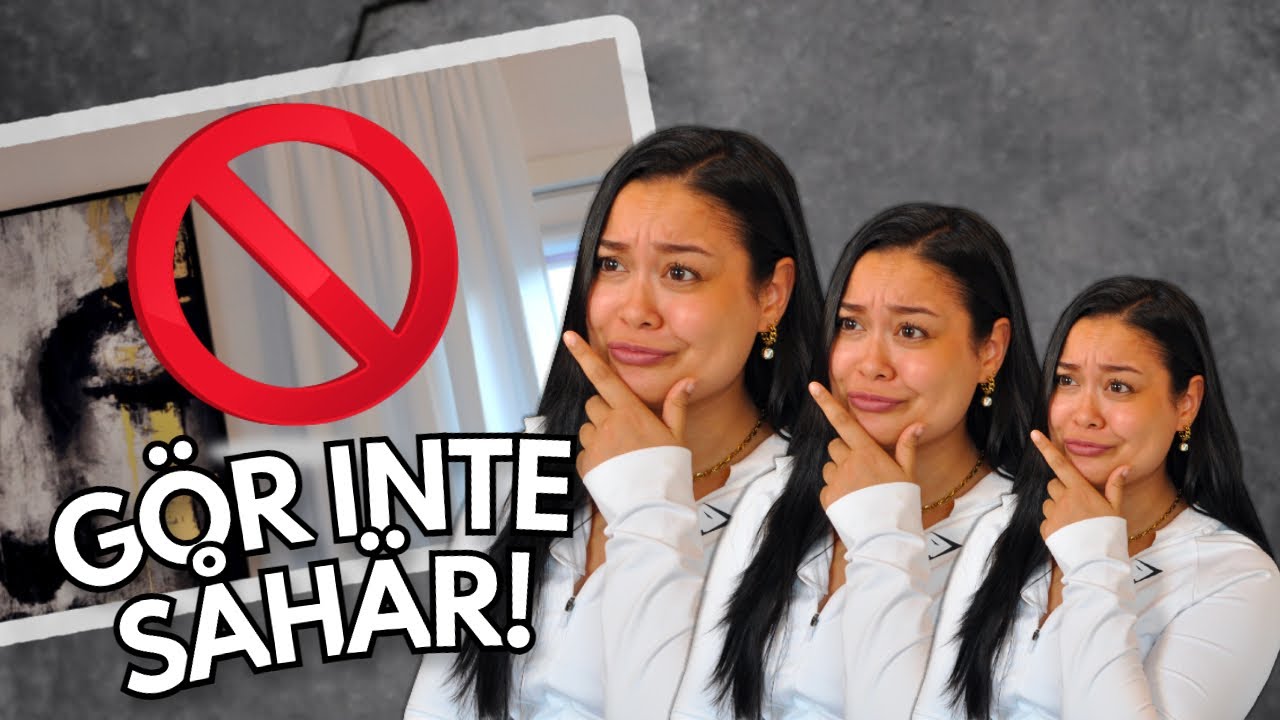 MINA 5 BÄSTA INREDNINGSTIPS!! *Gör INTE det här misstaget när du dekorerar hemma* | Feb 2022