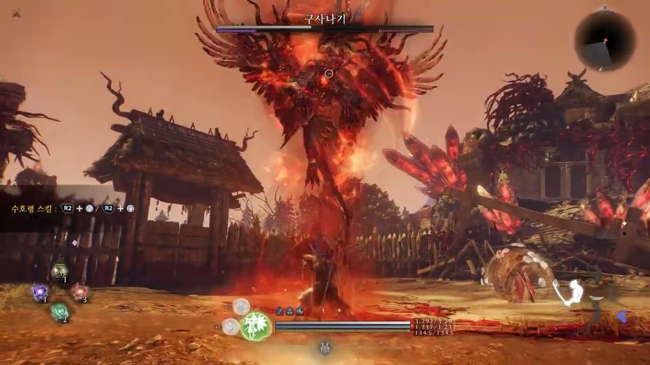 인왕3 2회차 1렙무기 구사나기 노데미지/Nioh3 NG+ Lv1 Weapon Kusanagi No Damage