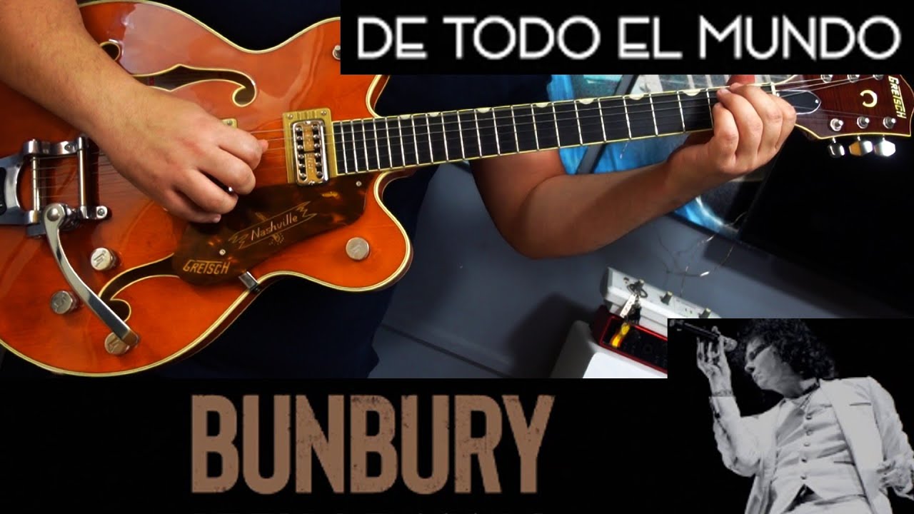 De Todo El Mundo. Enrique Bunbury (Tutorial Guitarra - cover de Guitarra - Guitar Cover)