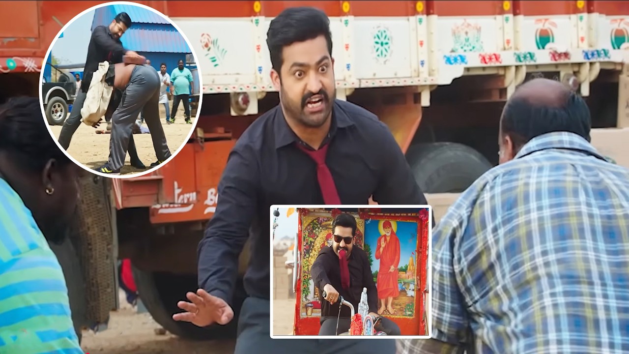Jr Ntr Tollywood All Time best Movie Action Fight Scene | @telugucineaura