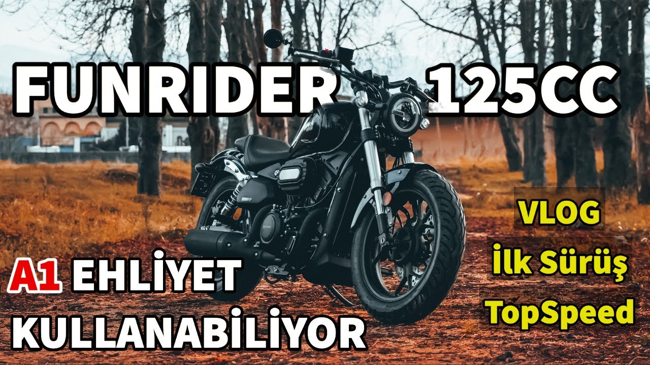 125cc HEMDE ''V'' MAKİNA MI ? YUKİ FUNRİDER / İLK SÜRÜŞ VE TOPSPEED