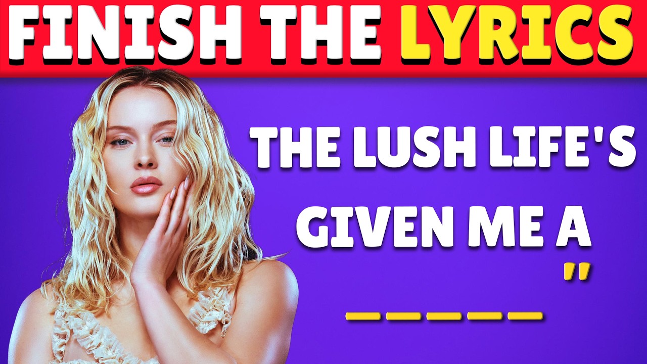 Finish the Lyrics Challenge: The Biggest Chart-Toppers of ALL TIME!  | Music Quiz