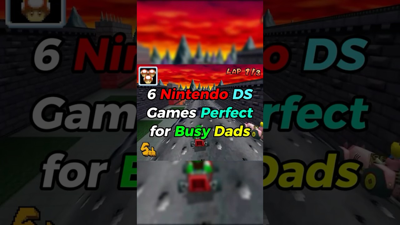 6 игр для Nintendo DS, которые идеально подойдут занятым папам #nds