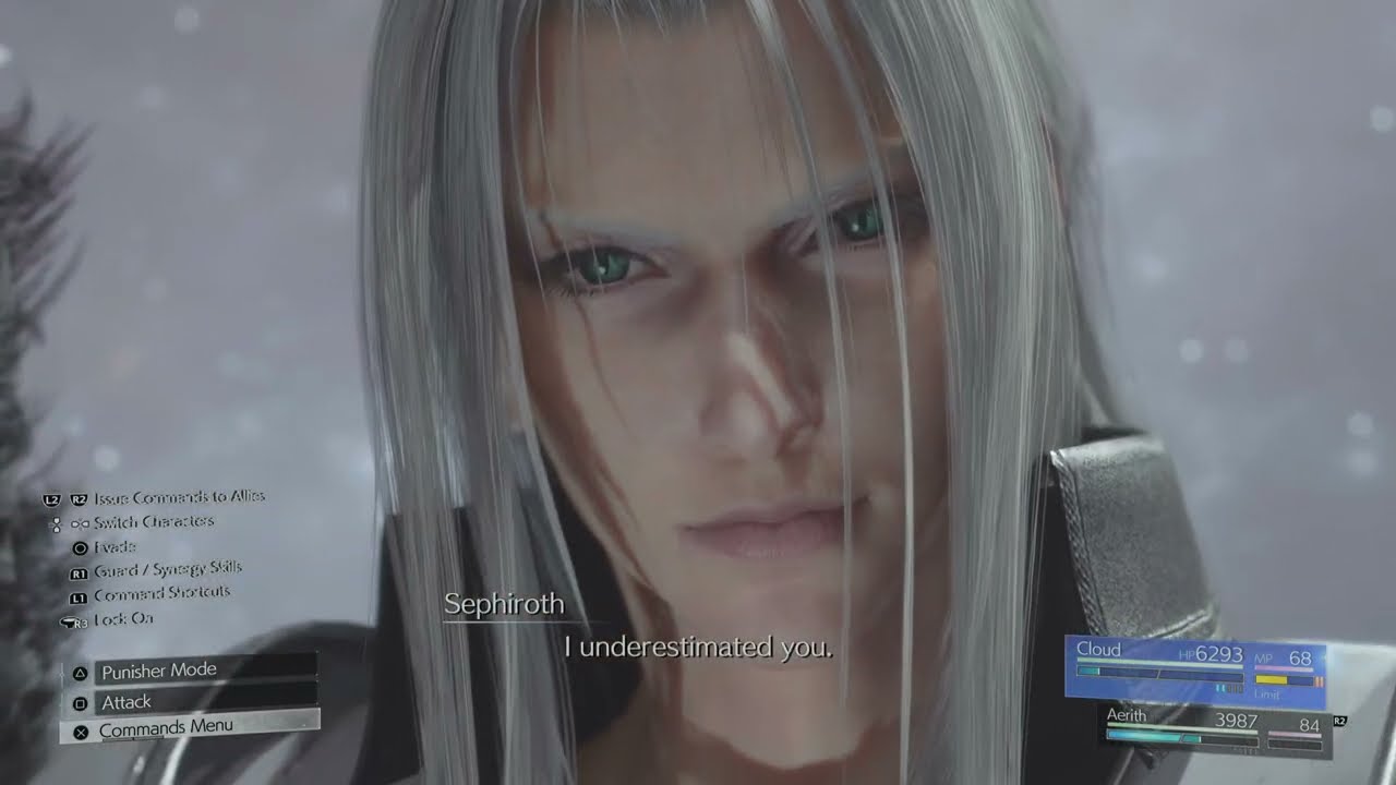 FINAL FANTASY VII REBIRTH Aerith comes back to assist Cloud fight Sephiroth