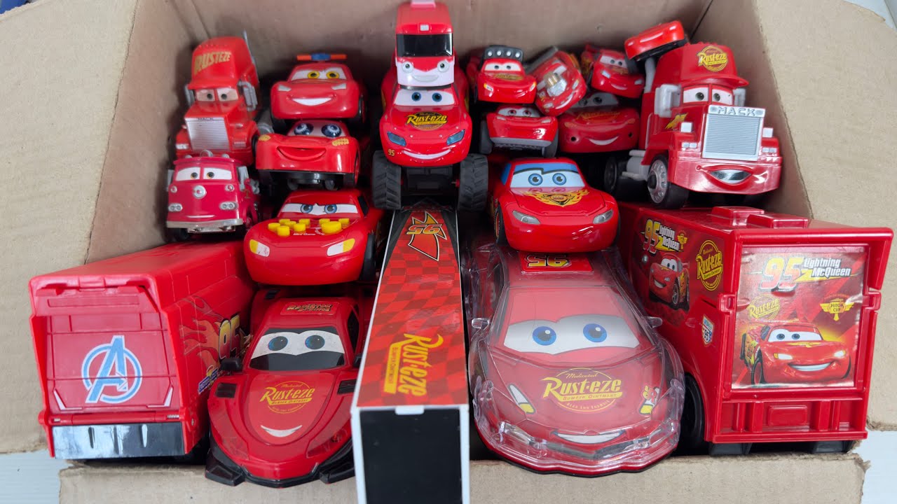 Disney Pixar Cars Unboxing Review | Full Lightning McQueen, Tow Mater, Doc Hudson, Cruz, Mack