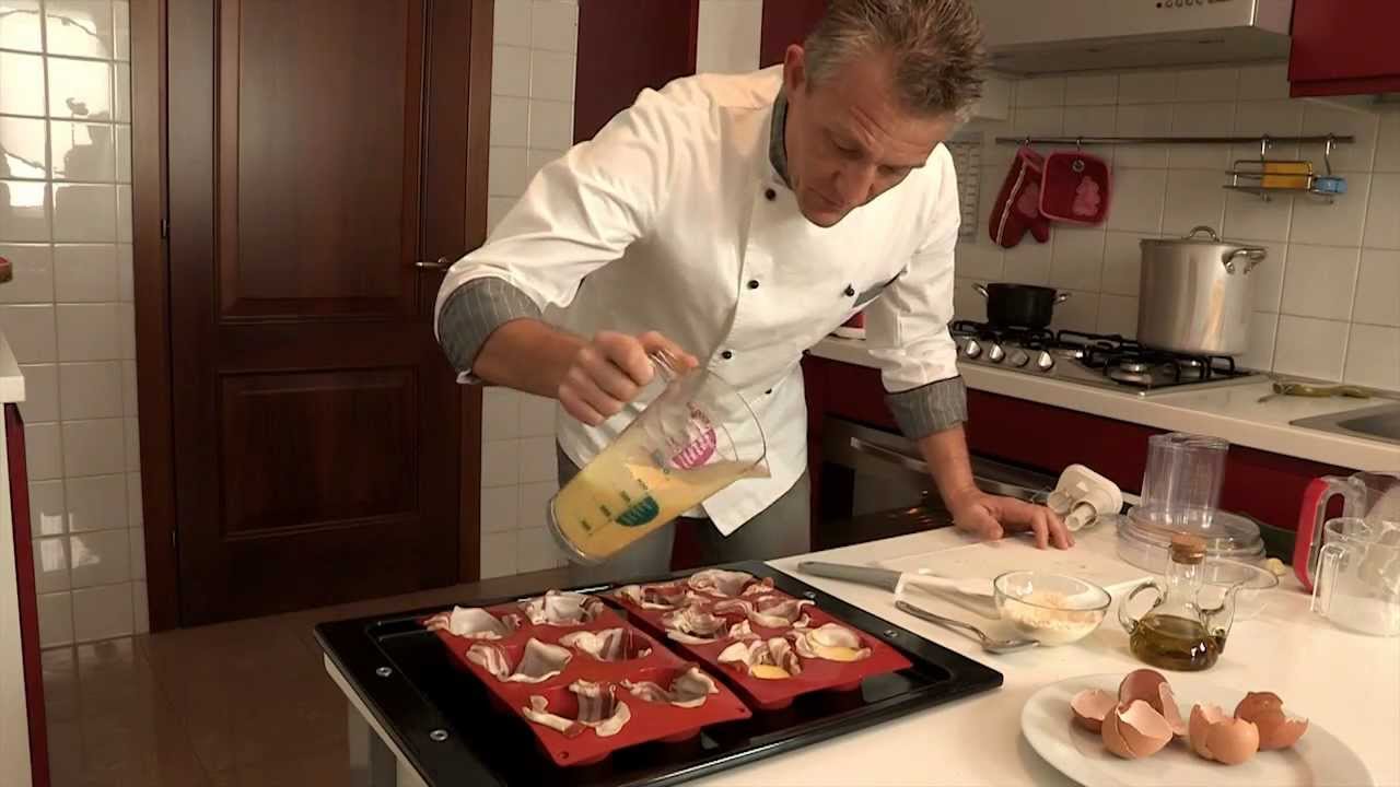 Frittatine con pancetta - VideoRicetta - Grigio Chef