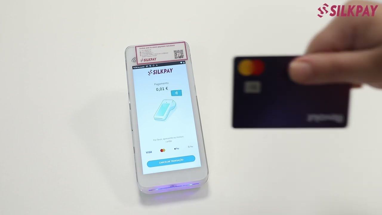 How to accept contactless Mastercard and Visa payments with POS terminal #visa | Silkpay official