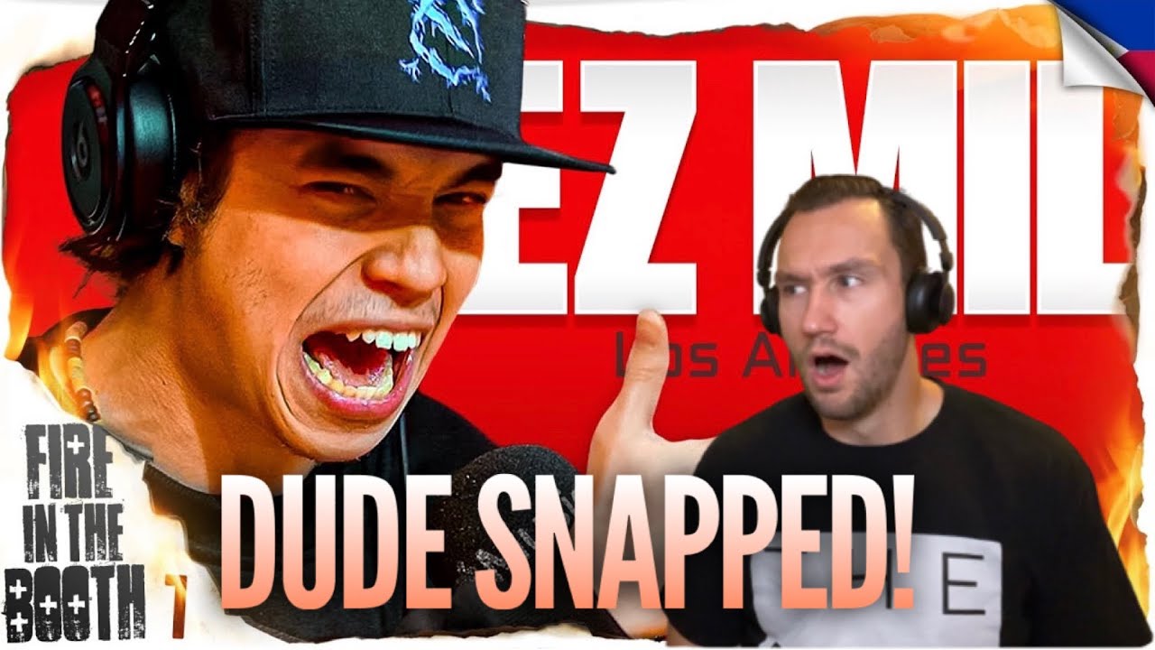Ez Mil - Fire in the Booth 🇵🇭 [REACTION!!!] HE SPAZZEDDD!!!