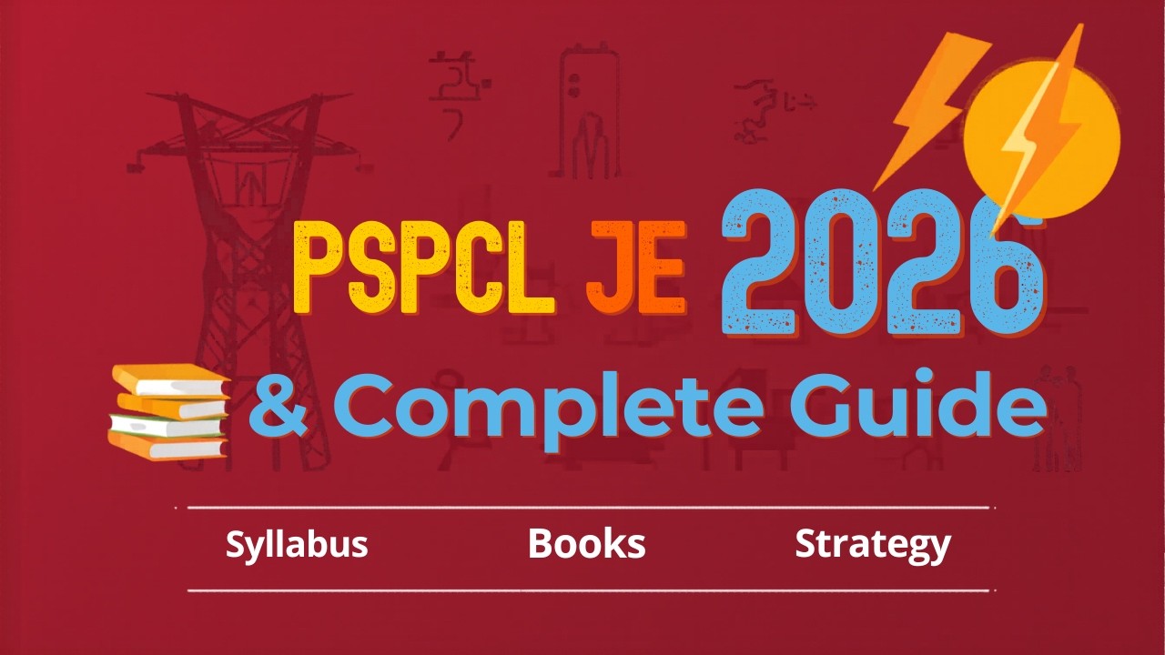 PSPCL JE 2026: Syllabus + Best Books + Strategy ⚡ Complete Guide
