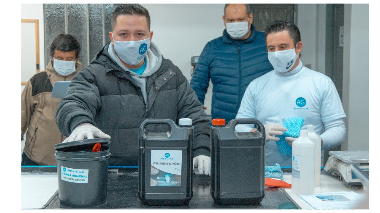 Curso Presencial de Porcelanato Liquido na Fabrica Resinas AG