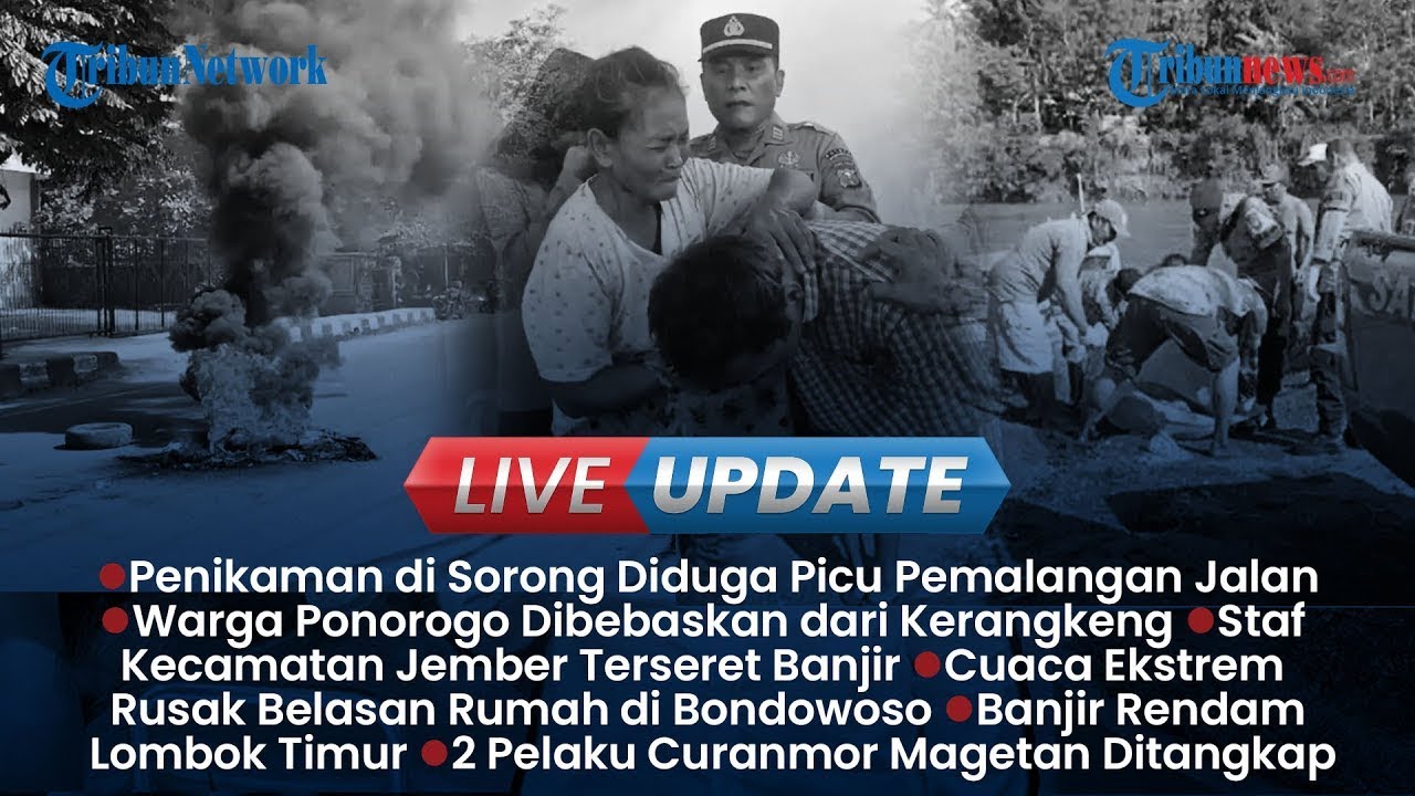 Aksi Penikaman di Sorong Diduga Picu Pemalangan Jalan | Update • SIANG | Rabu, 4 Februari 2026