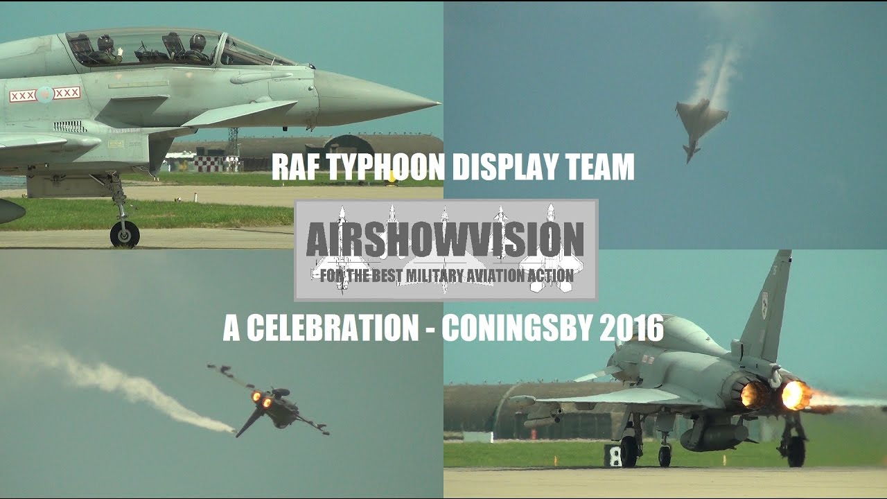 RAF TYPHOON DISPLAY 2016: A CELEBRATION OF THE GENIUS OF MARK LONG (airshowvision)