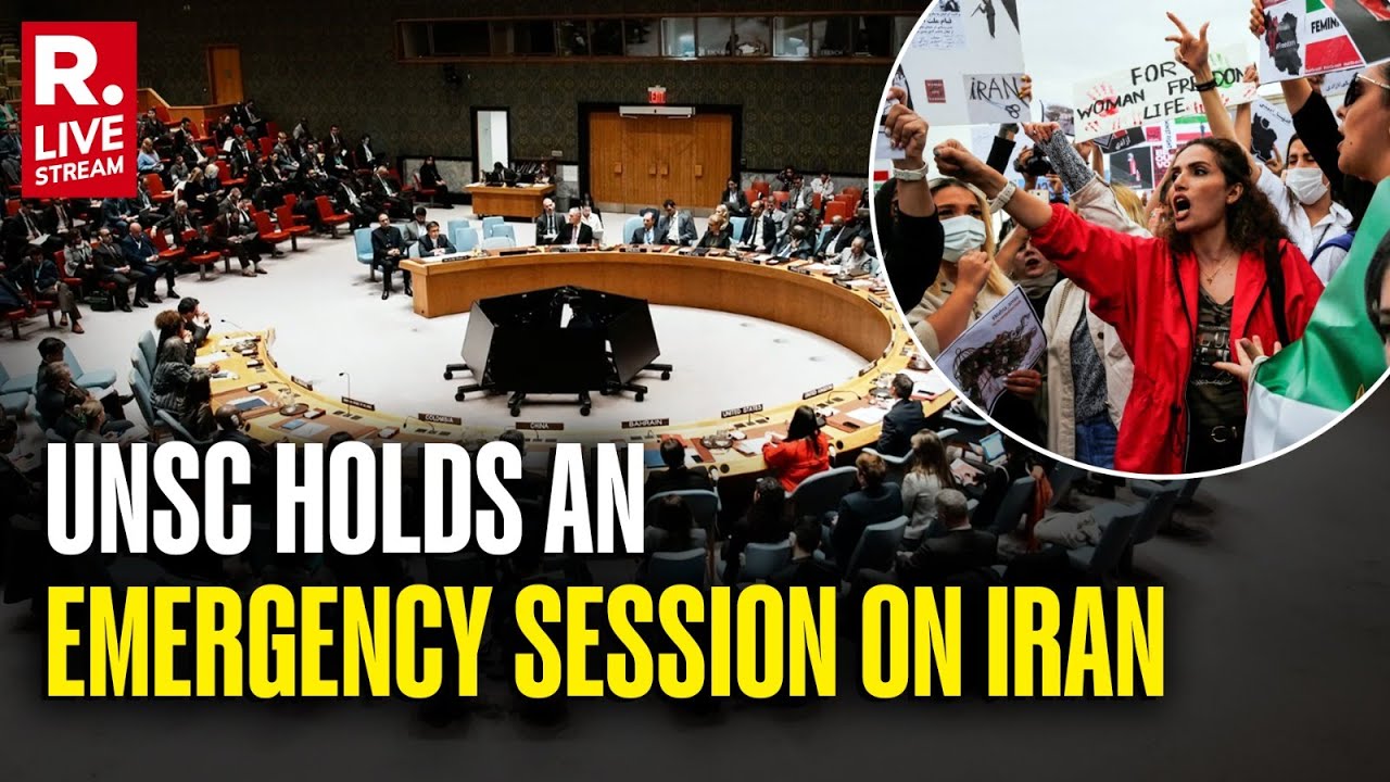 Iran Crisis LIVE: UN Human Rights Council, UNSC Emergency Sessions on Protest Crackdown |Republic TV
