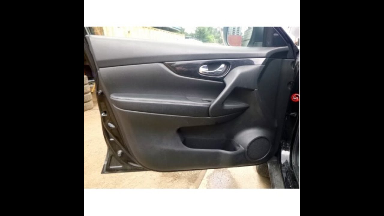 Nissan X-Trial T32 and Rouge front and rear door cards removal guide.