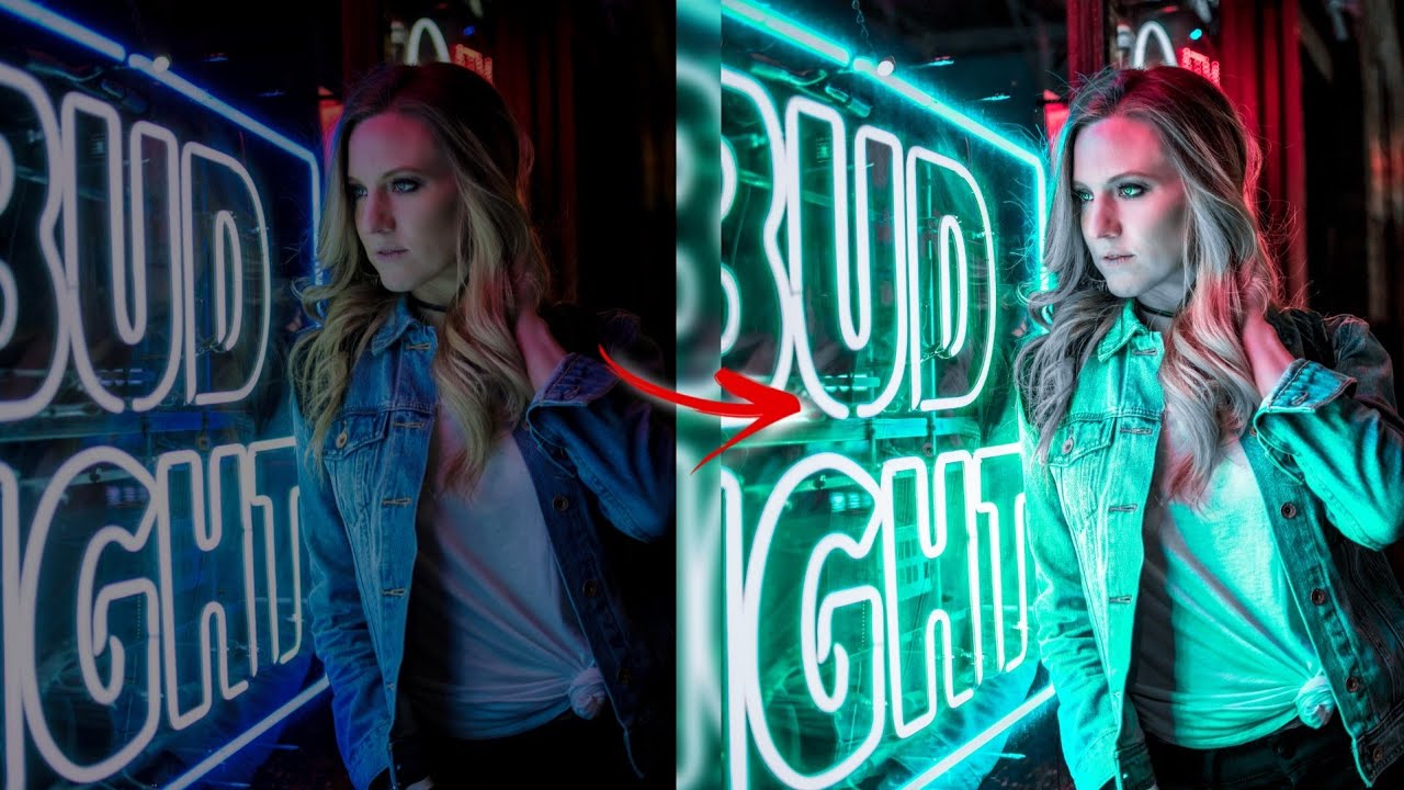 How To Edit Photo Dark Become Tone Night Street in Lightroom Editing Mobile