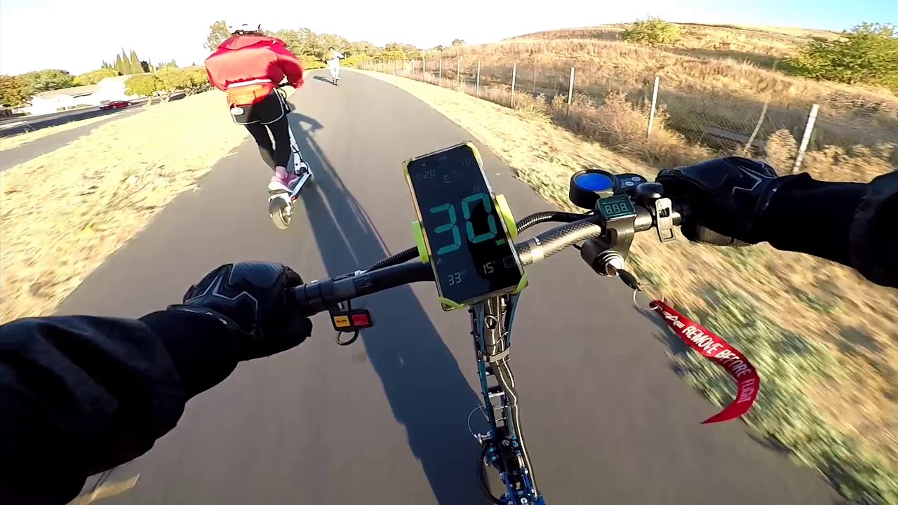 High Speed Crash(mph) / Electric Scooter / Weped /Apollo /Nanrobot /Minimotors Speedway /Mototec