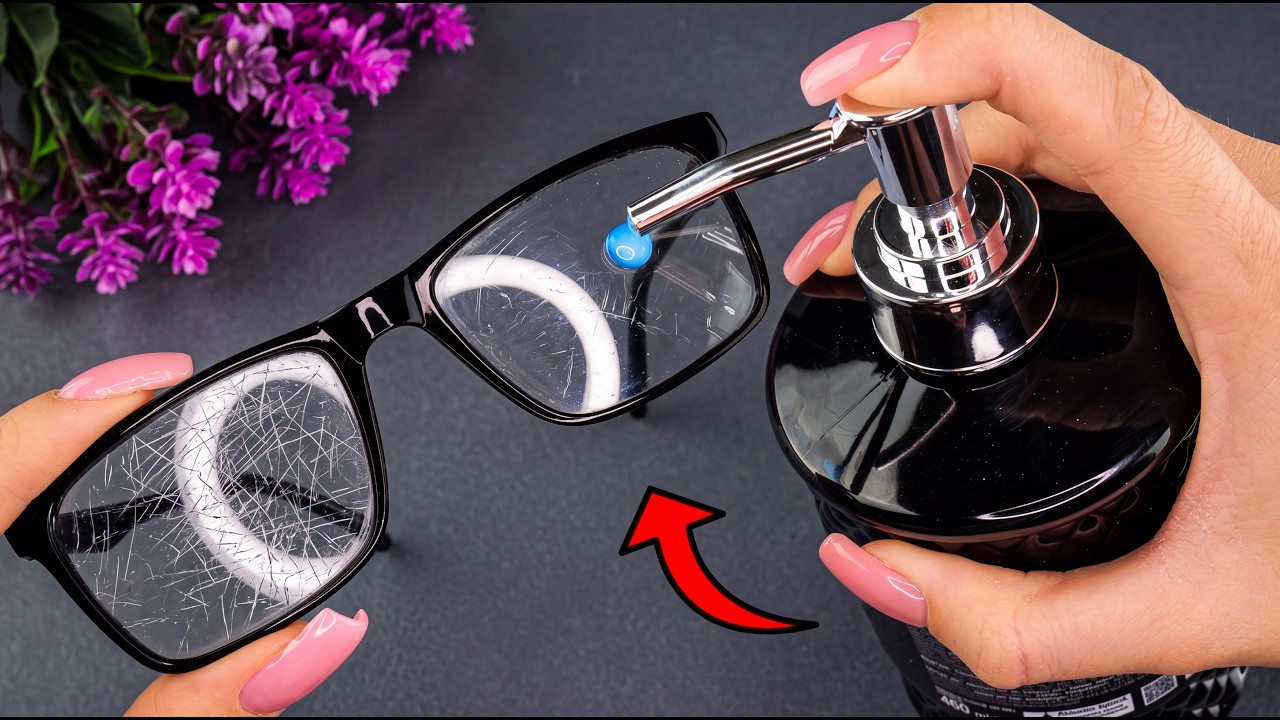 The owner of the optical store does this secretly. 💥(Dirt and scratches disappear) 🤯